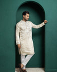 Ivory Grace Embroidered Kurta