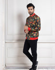 Botanical Vibe Bomber Jacket