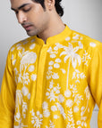 Sunshine Yellow Embroidered Kurta Set