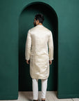 Ivory Floral Elegance Kurta