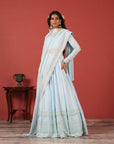 Powder Blue Royal Lehenga Set