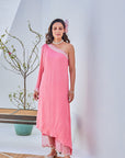 Khel Nayna Pink Set