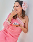 Khel Nayna Pink Set