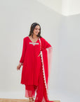 Khel Parul Red Set