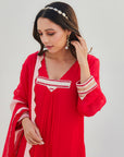 Khel Parul Red Set
