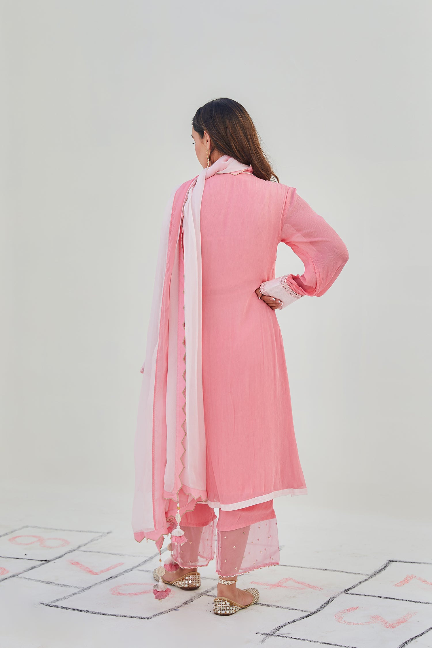 Khel Noora Pink Set