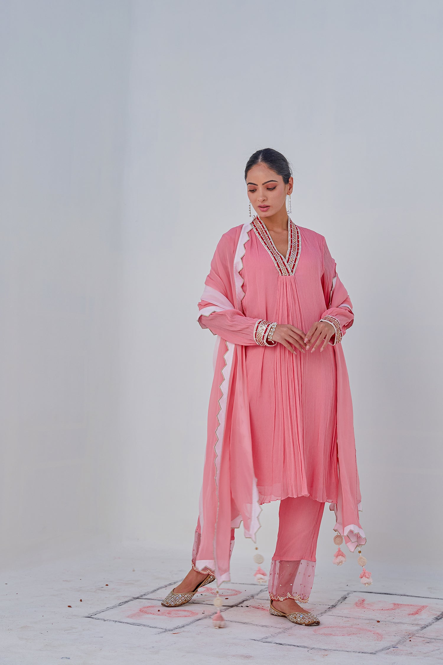 Khel Myra Pink Set