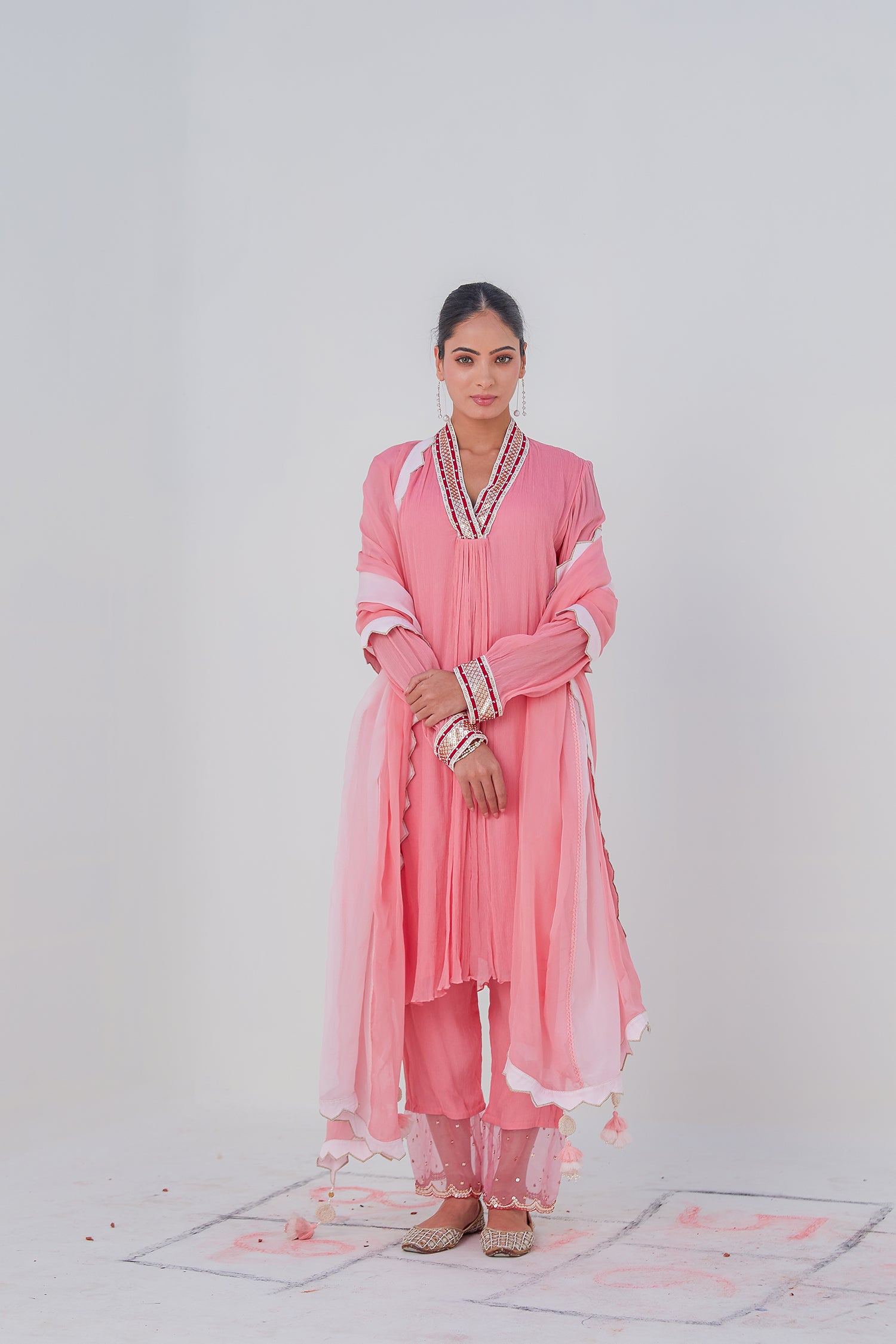 Khel Myra Pink Set