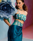 Bora Bora Draped Skirt Blouse