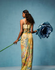 Mimosa Draped Skirt Blouse