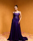 Amethyst Corset Drapped Skirt