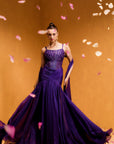 Amethyst Corset Drapped Skirt