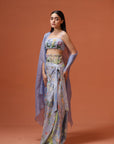 Cher Look-Corseted Belt Drape Set