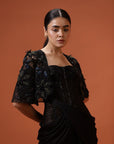 Hour-Glass Corset Dress And Cropped Jacket