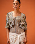 Icicle Corset Dress And Cropped Jacket