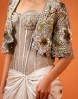 Icicle Corset Dress And Cropped Jacket