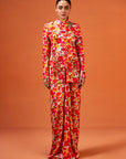 Frida Halter Jacket With Draped Skirt