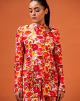 Frida Halter Jacket With Draped Skirt