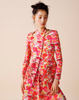 Frida Halter Jacket With Draped Skirt