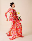 Frida Halter Jacket With Draped Skirt