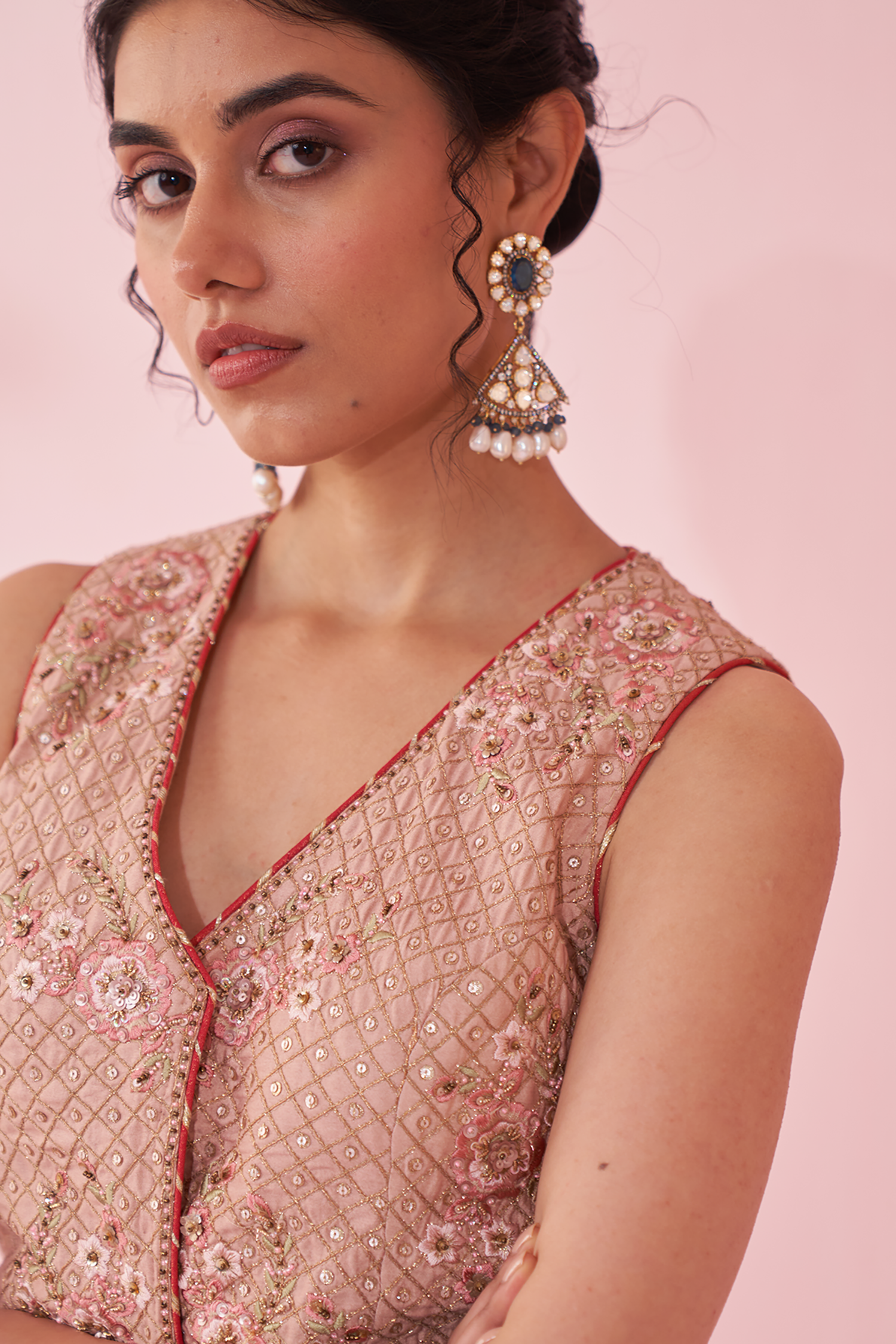 Gurnoor Pink Sharara Set