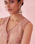 Gurnoor Pink Sharara Set