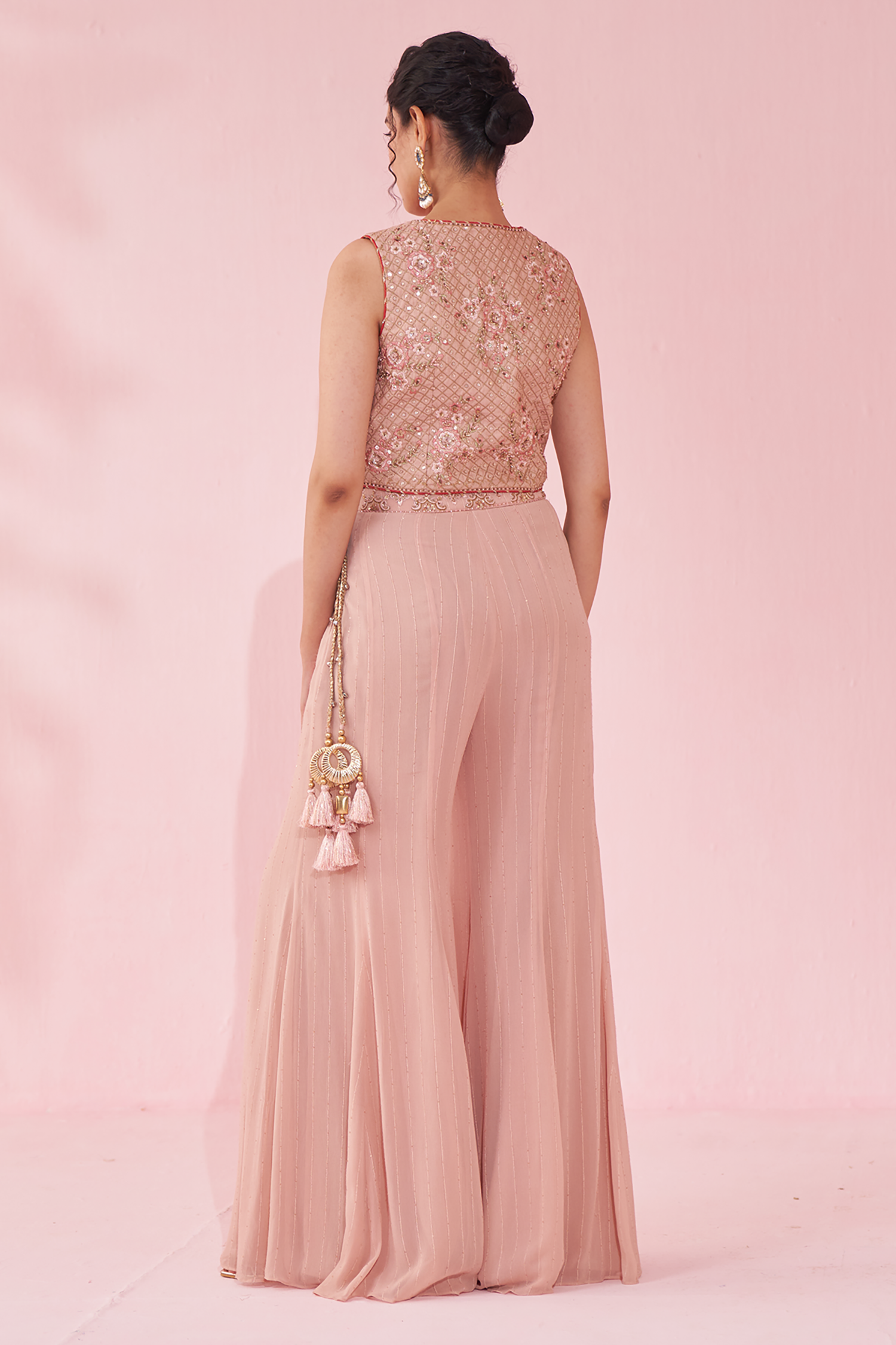 Gurnoor Pink Sharara Set