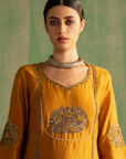 Vanya Mustard Tulip Pant Set