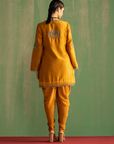 Vanya Mustard Tulip Pant Set