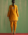 Vanya Mustard Tulip Pant Set
