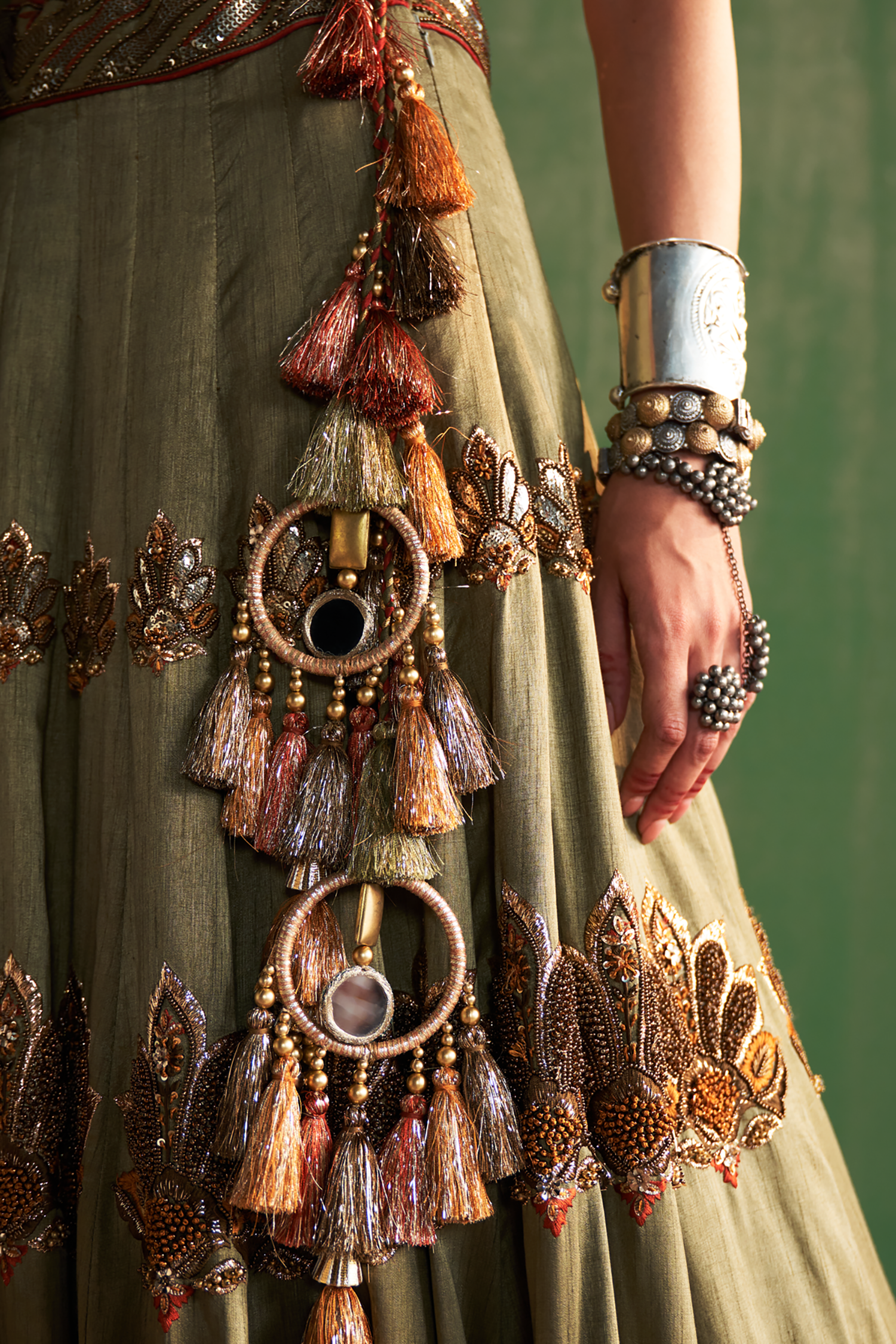 Vatika Green Lehenga Set