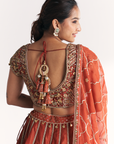 Padma Rust Lehenga Set