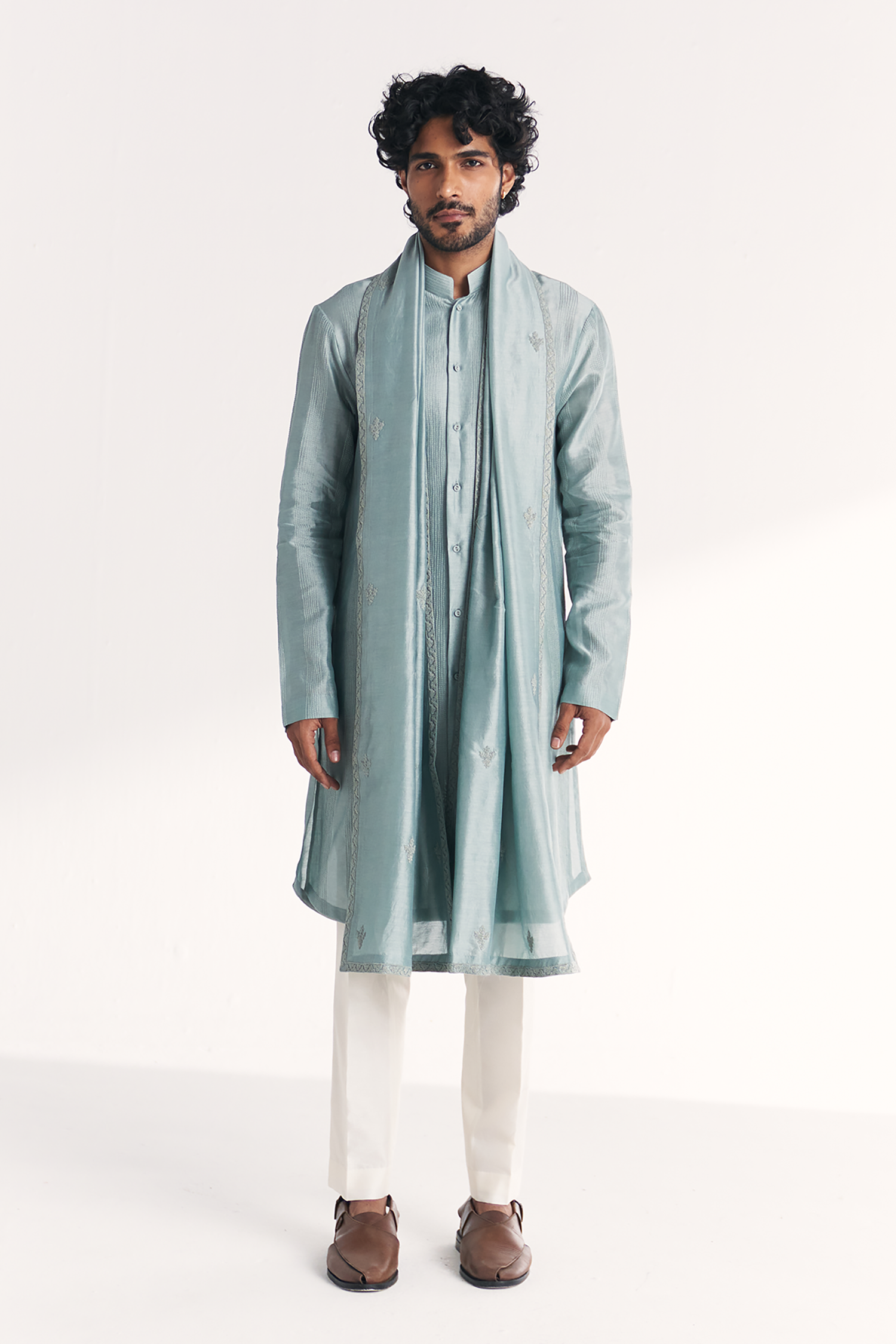 Khyal Blue Kurta Set