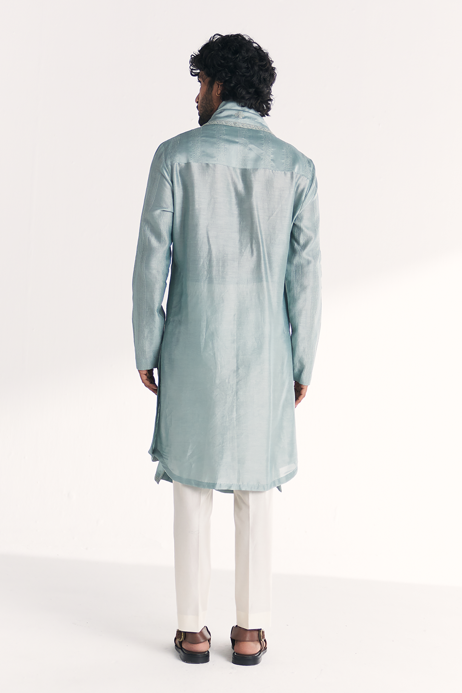 Khyal Blue Kurta Set