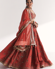 Kesar Tangerine Lehenga Set