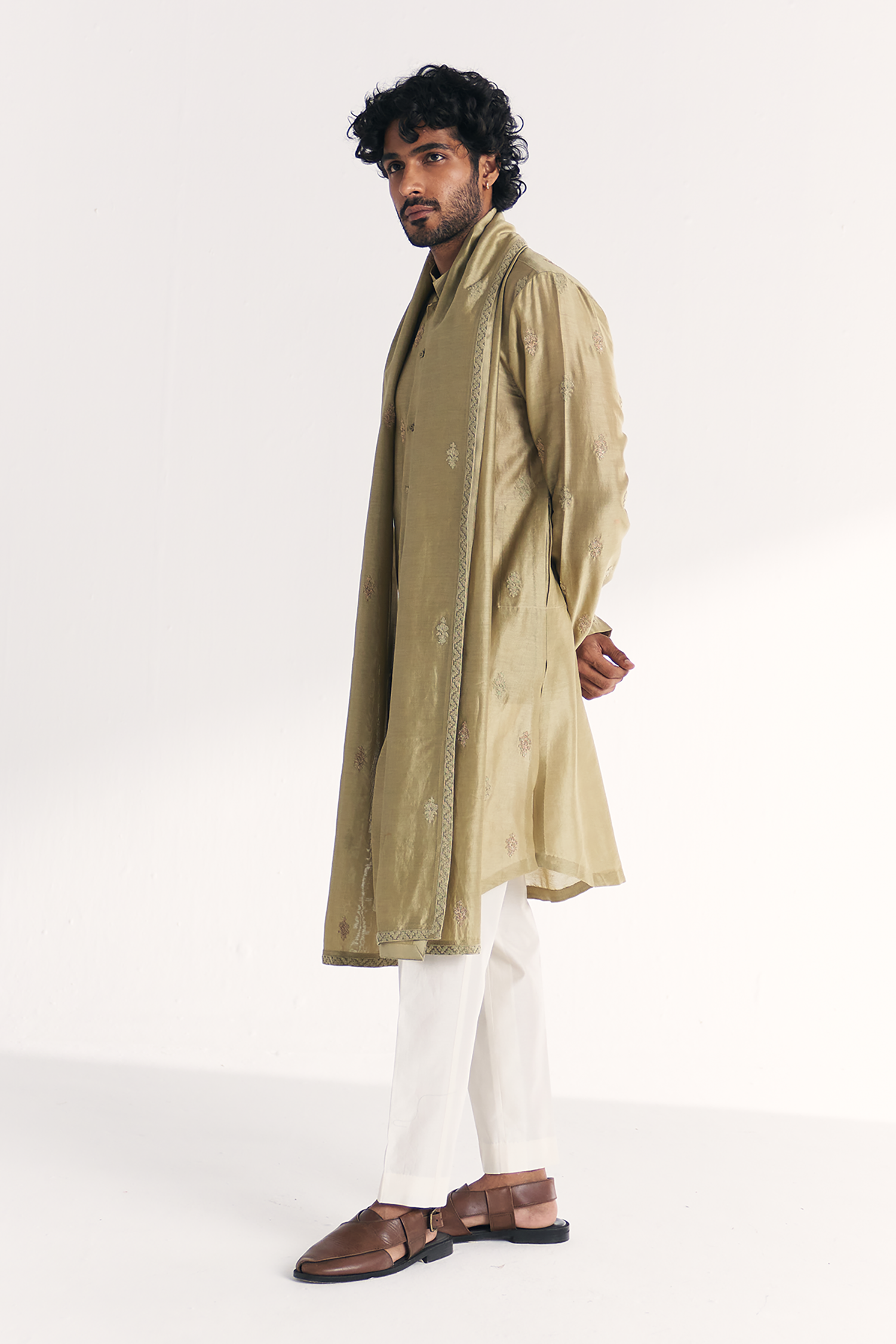 Barkat Green Kurta Set