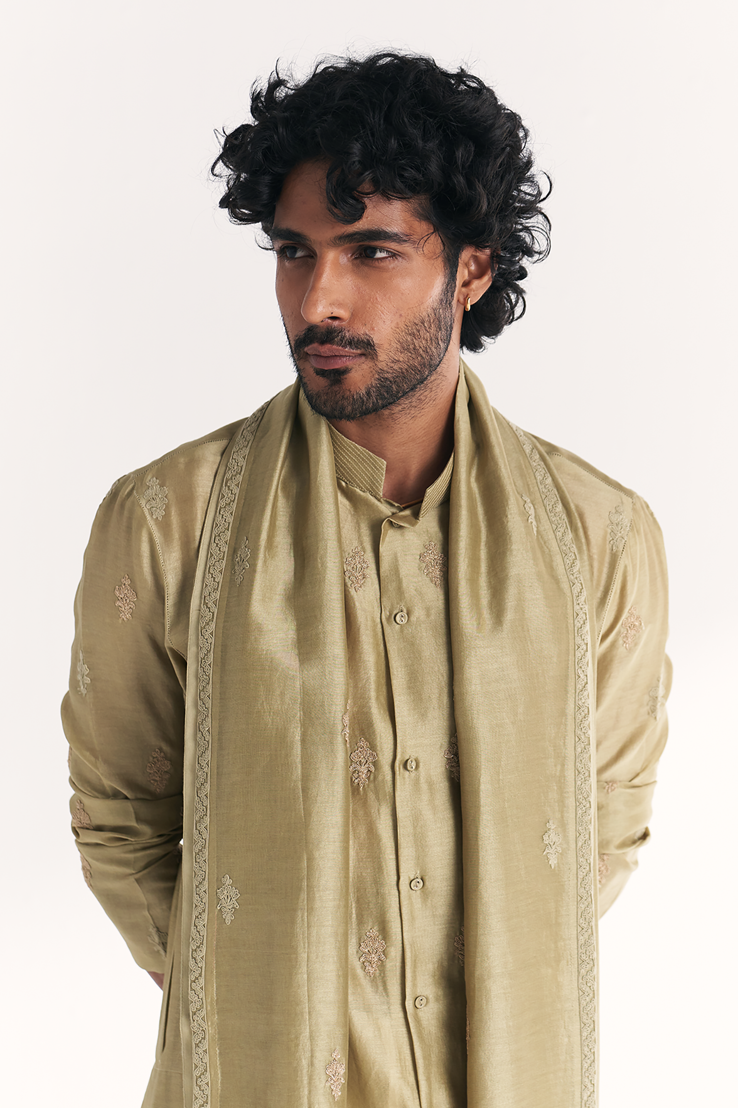 Barkat Green Kurta Set