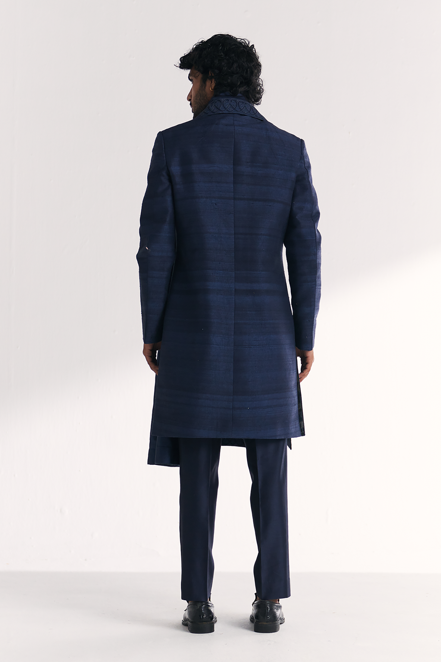 Jauhar Blue Achkan Set