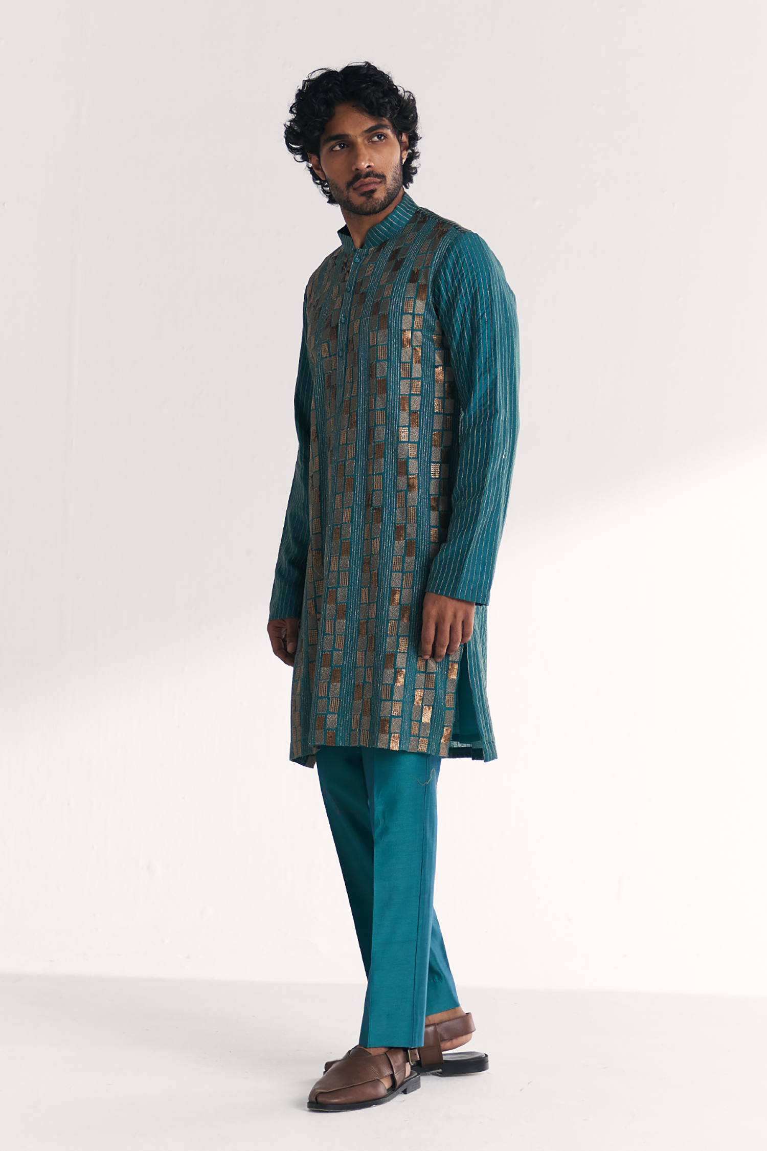 Neelesh Blue Kurta Set