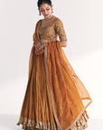 Sunheri Mustard Lehenga
