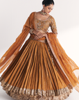 Sunheri Mustard Lehenga
