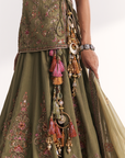 Chandni Green Lehenga Set