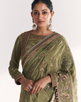 Arzoo Green Saree