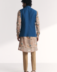 Musawir Blue Nehru Jacket Set