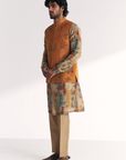 Janak Mustard Nehru Jacket Set