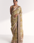 Falguni Green Saree