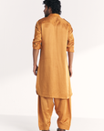 Nazir Mustard Pathani Kurta Set