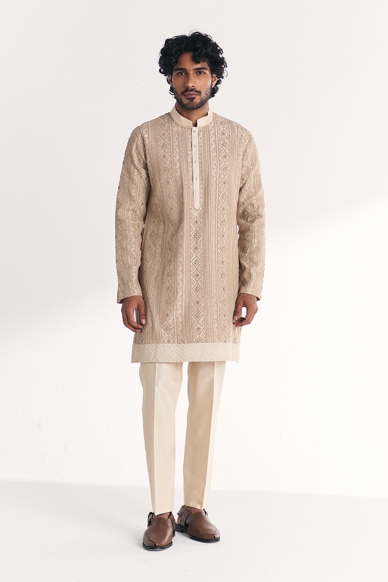 Janak Ivory Kurta Set