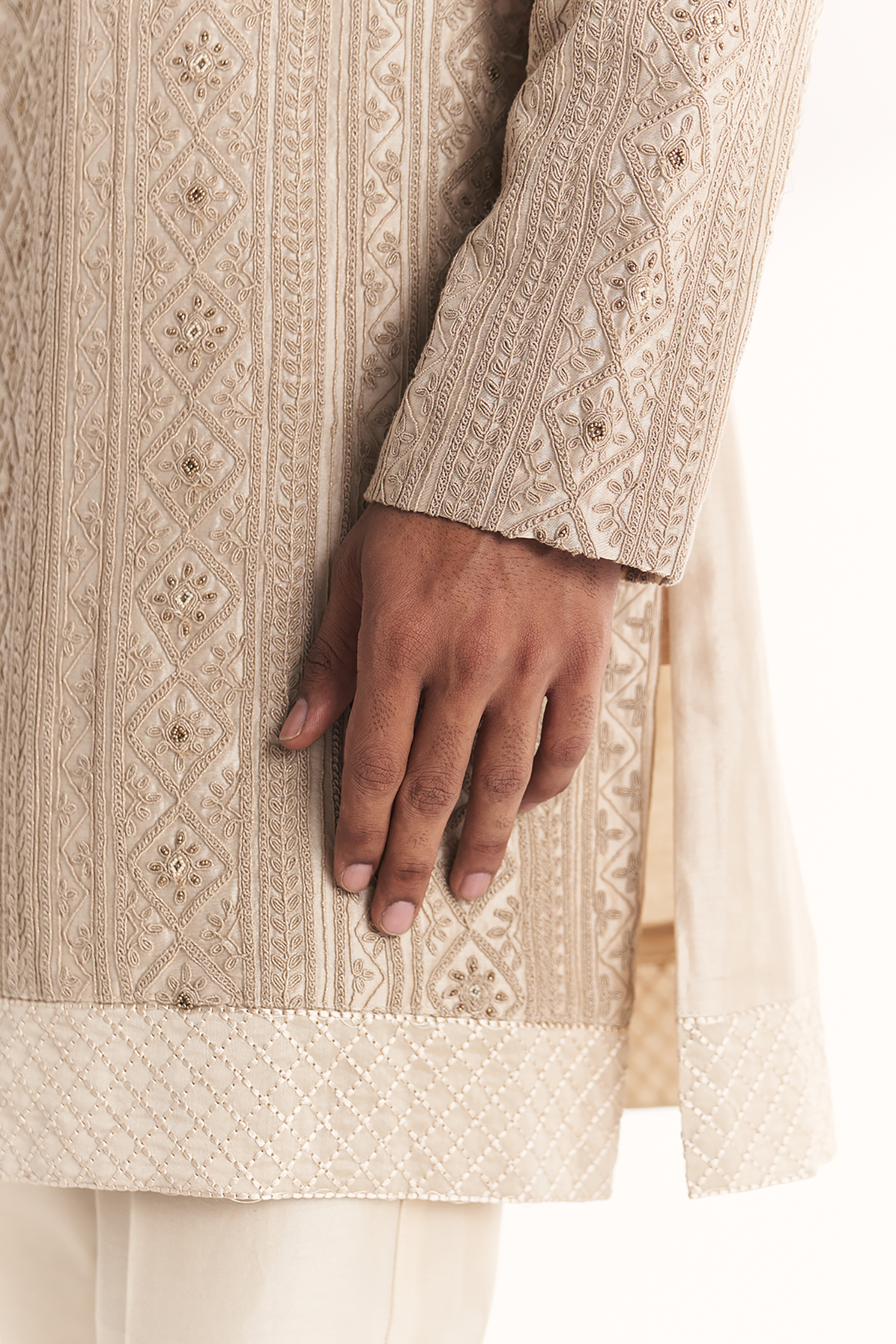 Janak Ivory Kurta Set