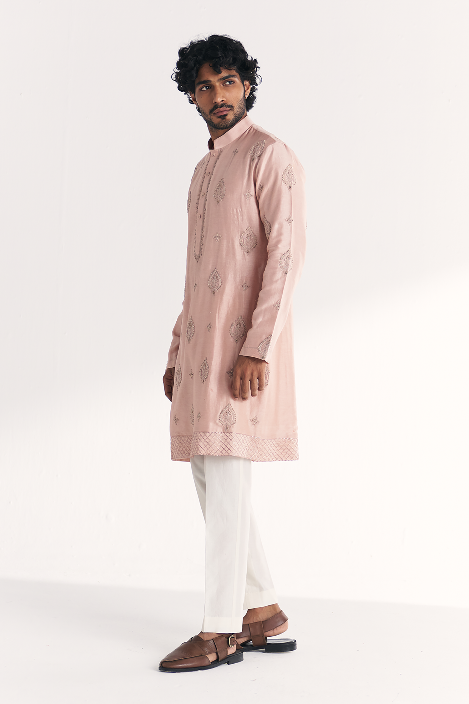 Umber Pink Kurta Set